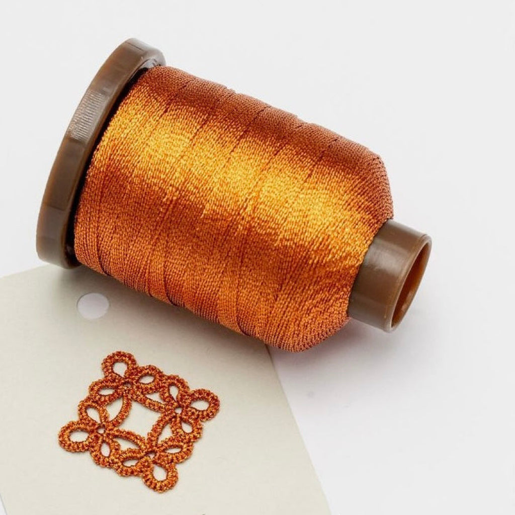 3-ply 200M metallic thread for shuttle tatting string yarn for jewelry making