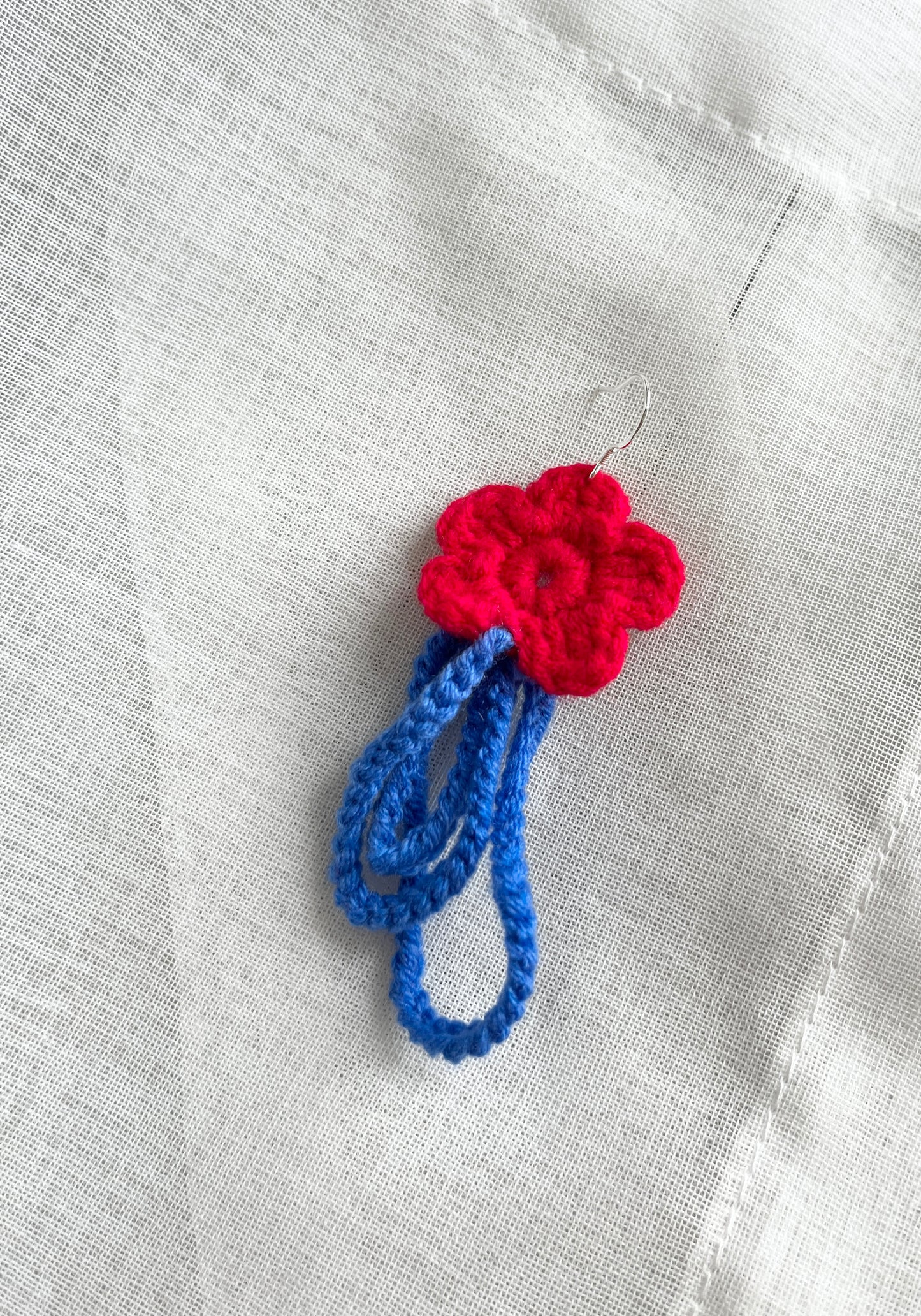 Handmade crochet earrings with s925 hooks