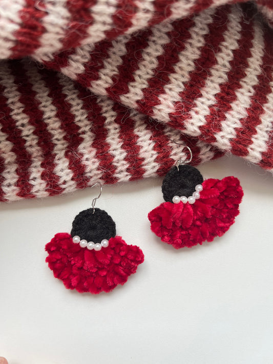 Handmade crochet earrings with s925 hooks