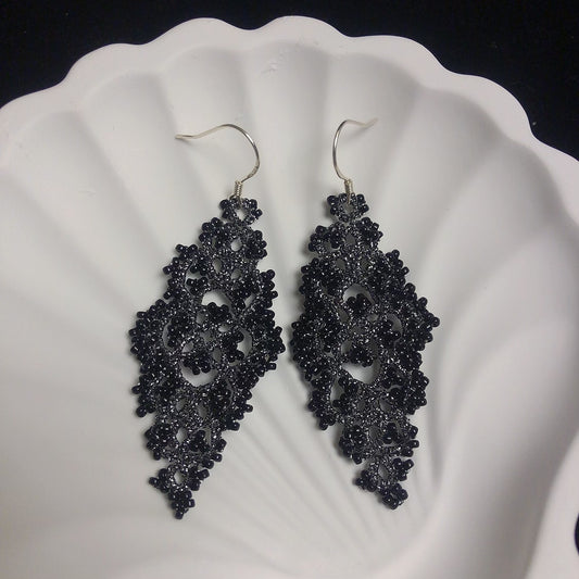 Handmade tattings beaded earrings