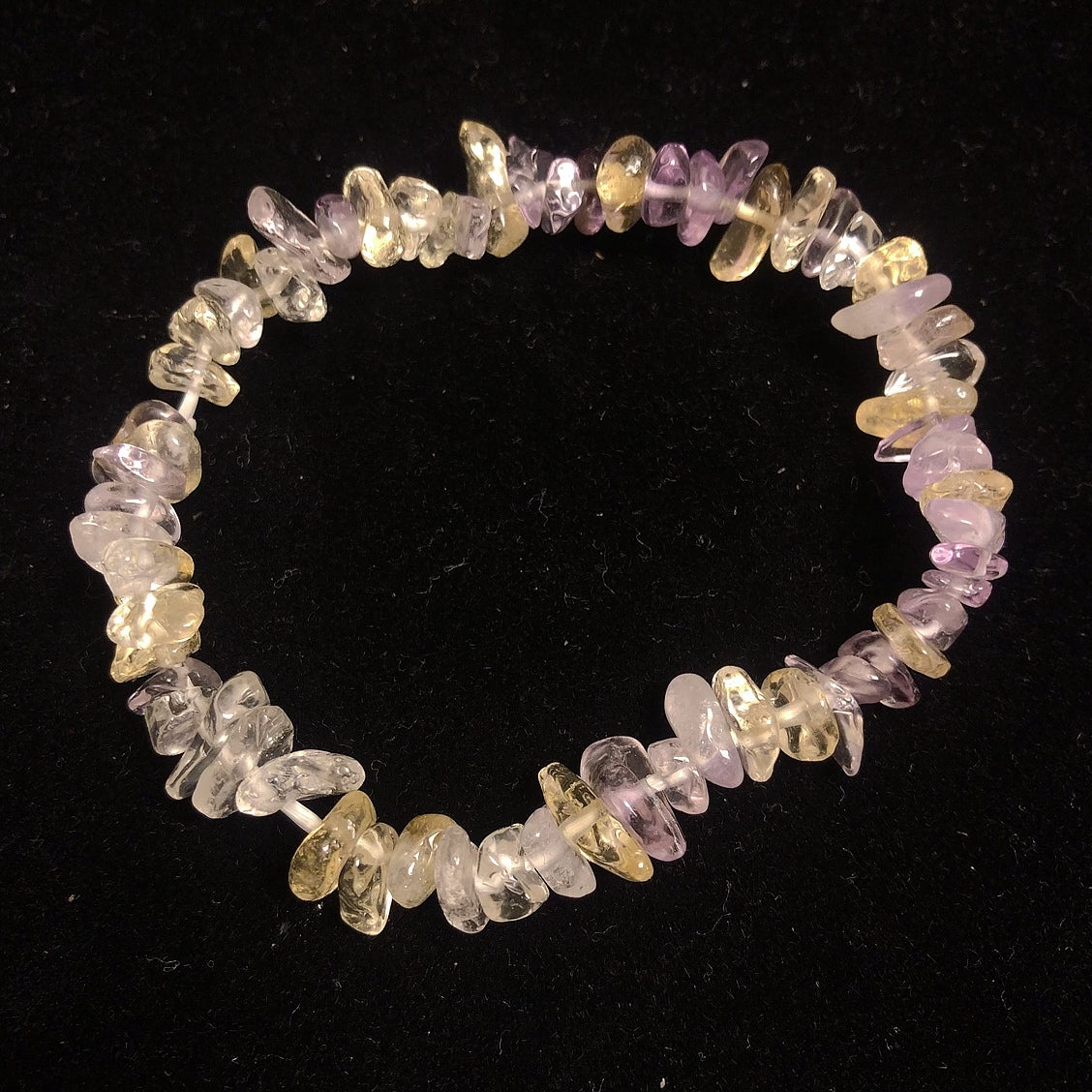 Handmade rock crystal stone bracelet natural rough crystals gemstone bracelets